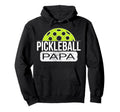 Pickleball Papa Game Day Player Tournament Hoodie - Novelty Apparel Unisex