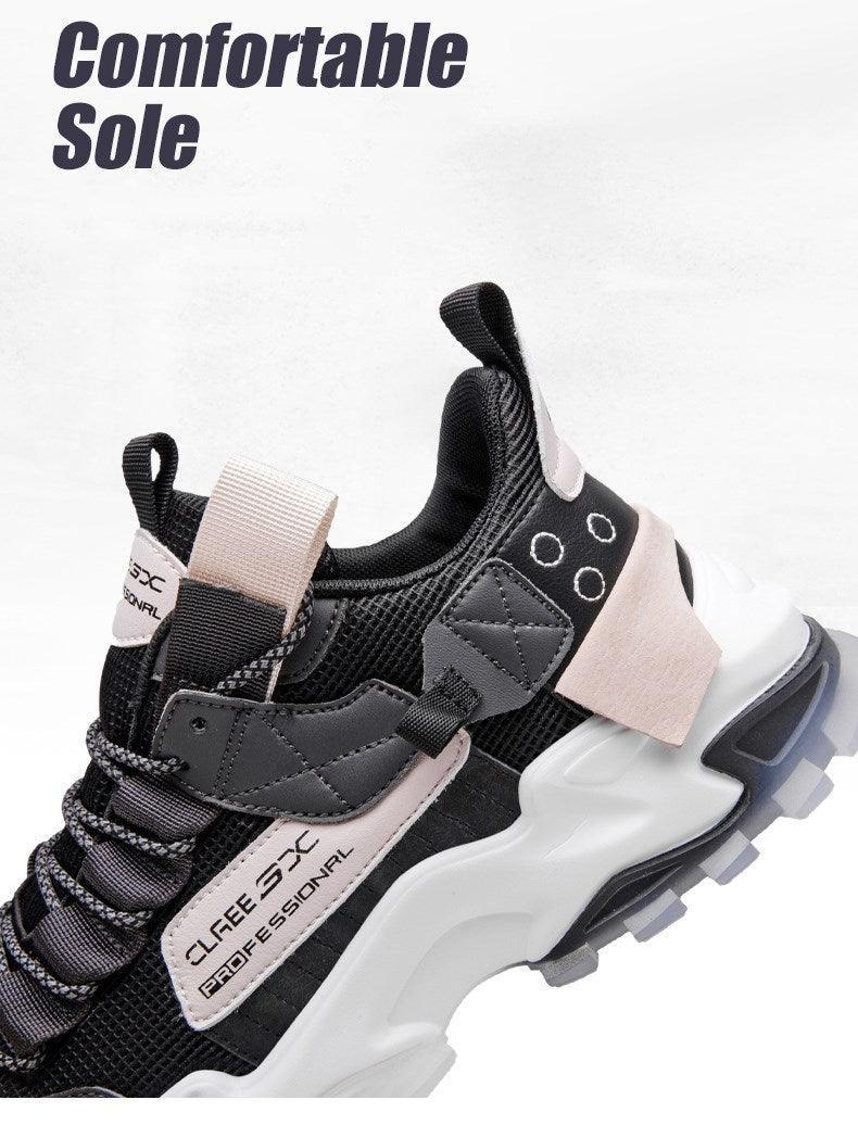 Modern High Quality Men's Casual Shoes Breathable Lightweight Lace-Up Outdoor Sports And Leisure Walking Non Slip Breathable Running Casual Sports Workout Basketball Sneakers